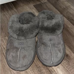 Ugg coquette slippers dark grey